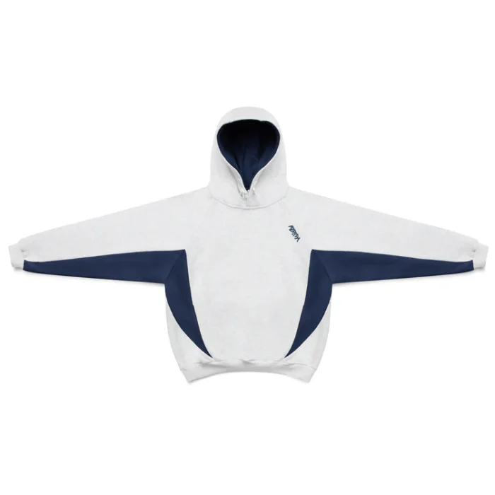 Mertra Mertra Grey and Navy Hoodie